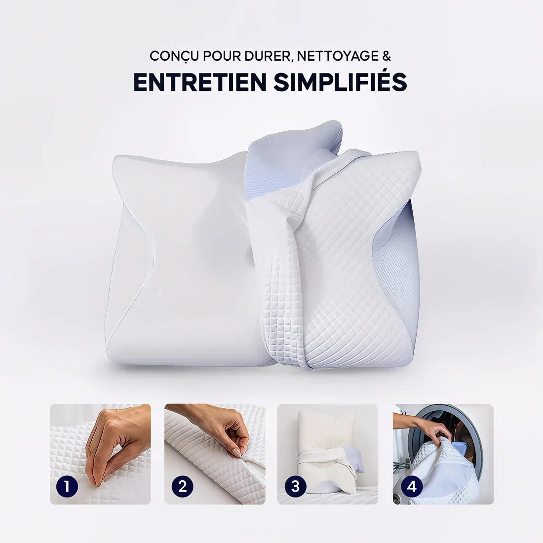 Oreiller Cervical Ergonomique - Reliora™