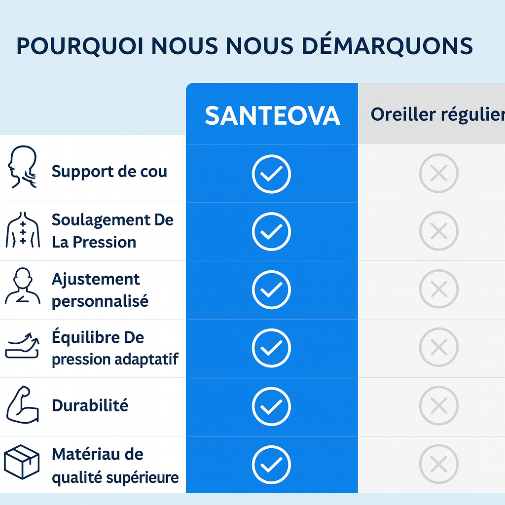 Alignova™ – Oreiller Cervical Ergonomique à Mémoire de Forme 2 en 1