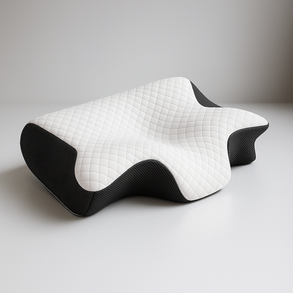 Alignova™ – Oreiller Cervical Ergonomique à Mémoire de Forme 2 en 1