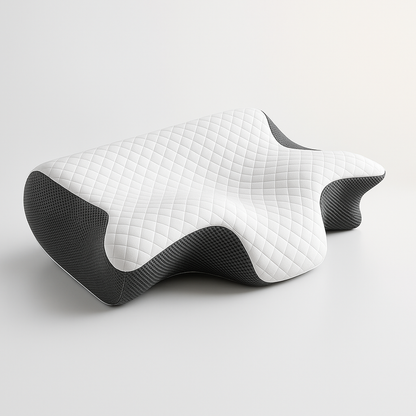 Alignova™ – Oreiller Cervical Ergonomique à Mémoire de Forme 2 en 1