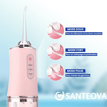 FlossiJet™ – Jet Dentaire Sans Fil Rechargeable pour Hygiène Buccale Complète