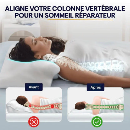 Oreiller Cervical Ergonomique - Reliora™